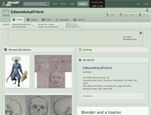 Tablet Screenshot of edisonsmutualfriend.deviantart.com