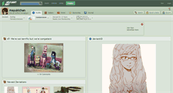 Desktop Screenshot of mayukichan.deviantart.com