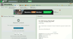 Desktop Screenshot of glitchygabriel.deviantart.com