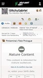 Mobile Screenshot of glitchygabriel.deviantart.com