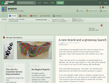 Tablet Screenshot of amalym.deviantart.com
