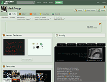 Tablet Screenshot of blackfiveops.deviantart.com