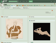 Tablet Screenshot of gaily.deviantart.com