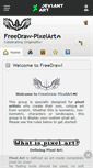 Mobile Screenshot of freedraw-pixelart.deviantart.com