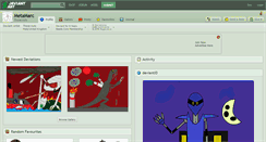 Desktop Screenshot of metamarc.deviantart.com