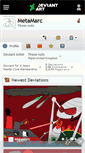 Mobile Screenshot of metamarc.deviantart.com