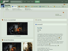 Tablet Screenshot of focchia.deviantart.com