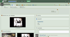 Desktop Screenshot of faceless0ne.deviantart.com