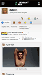 Mobile Screenshot of lnbrg.deviantart.com