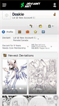 Mobile Screenshot of doskie.deviantart.com