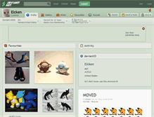 Tablet Screenshot of elcken.deviantart.com