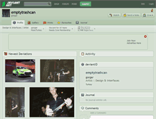 Tablet Screenshot of emptytrashcan.deviantart.com