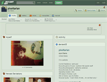 Tablet Screenshot of pixeltarian.deviantart.com