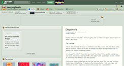 Desktop Screenshot of lonelynightrain.deviantart.com
