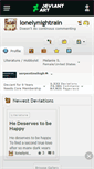 Mobile Screenshot of lonelynightrain.deviantart.com
