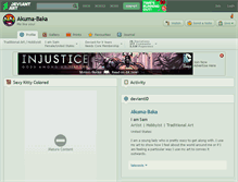 Tablet Screenshot of akuma-baka.deviantart.com