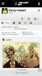 Mobile Screenshot of davey-impact.deviantart.com