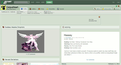 Desktop Screenshot of corpusheart.deviantart.com
