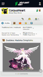 Mobile Screenshot of corpusheart.deviantart.com