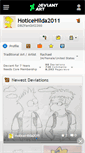 Mobile Screenshot of hoticehilda2011.deviantart.com