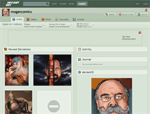 Tablet Screenshot of mogancomics.deviantart.com