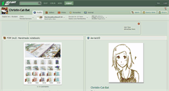 Desktop Screenshot of christin-cat-bat.deviantart.com