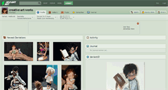Desktop Screenshot of creative-art-works.deviantart.com