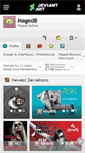 Mobile Screenshot of magedb.deviantart.com