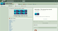 Desktop Screenshot of helpful-group.deviantart.com