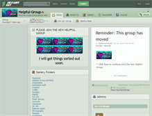 Tablet Screenshot of helpful-group.deviantart.com