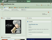 Tablet Screenshot of gaara5sasuke-chan.deviantart.com