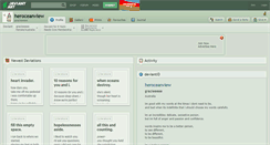 Desktop Screenshot of heroceanview.deviantart.com