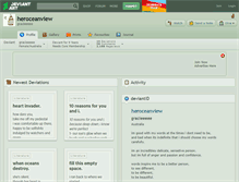 Tablet Screenshot of heroceanview.deviantart.com