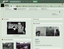 Tablet Screenshot of jabala.deviantart.com