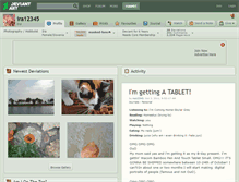 Tablet Screenshot of ira12345.deviantart.com