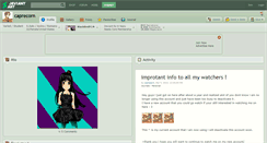 Desktop Screenshot of caprecorn.deviantart.com