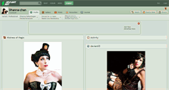 Desktop Screenshot of dhanna-chan.deviantart.com