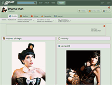 Tablet Screenshot of dhanna-chan.deviantart.com