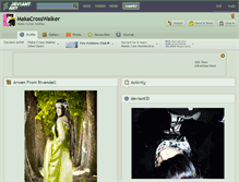 Tablet Screenshot of makacrosswalker.deviantart.com