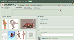 Desktop Screenshot of frostdragonvacu.deviantart.com