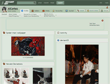 Tablet Screenshot of alcortez.deviantart.com