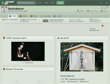Tablet Screenshot of dextrodrawer.deviantart.com