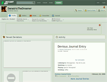 Tablet Screenshot of darastrixthedreamer.deviantart.com