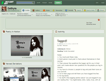 Tablet Screenshot of gothyra.deviantart.com