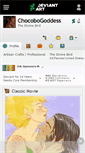 Mobile Screenshot of chocobogoddess.deviantart.com