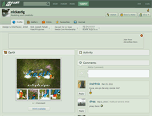 Tablet Screenshot of nickastig.deviantart.com