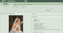 Desktop Screenshot of majenta.deviantart.com