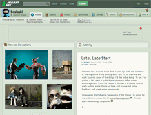 Tablet Screenshot of bcslaski.deviantart.com