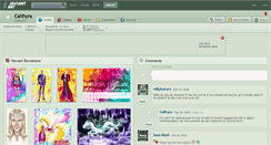 Desktop Screenshot of caithyra.deviantart.com