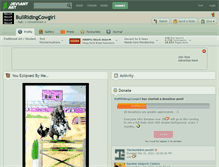 Tablet Screenshot of bullridingcowgirl.deviantart.com